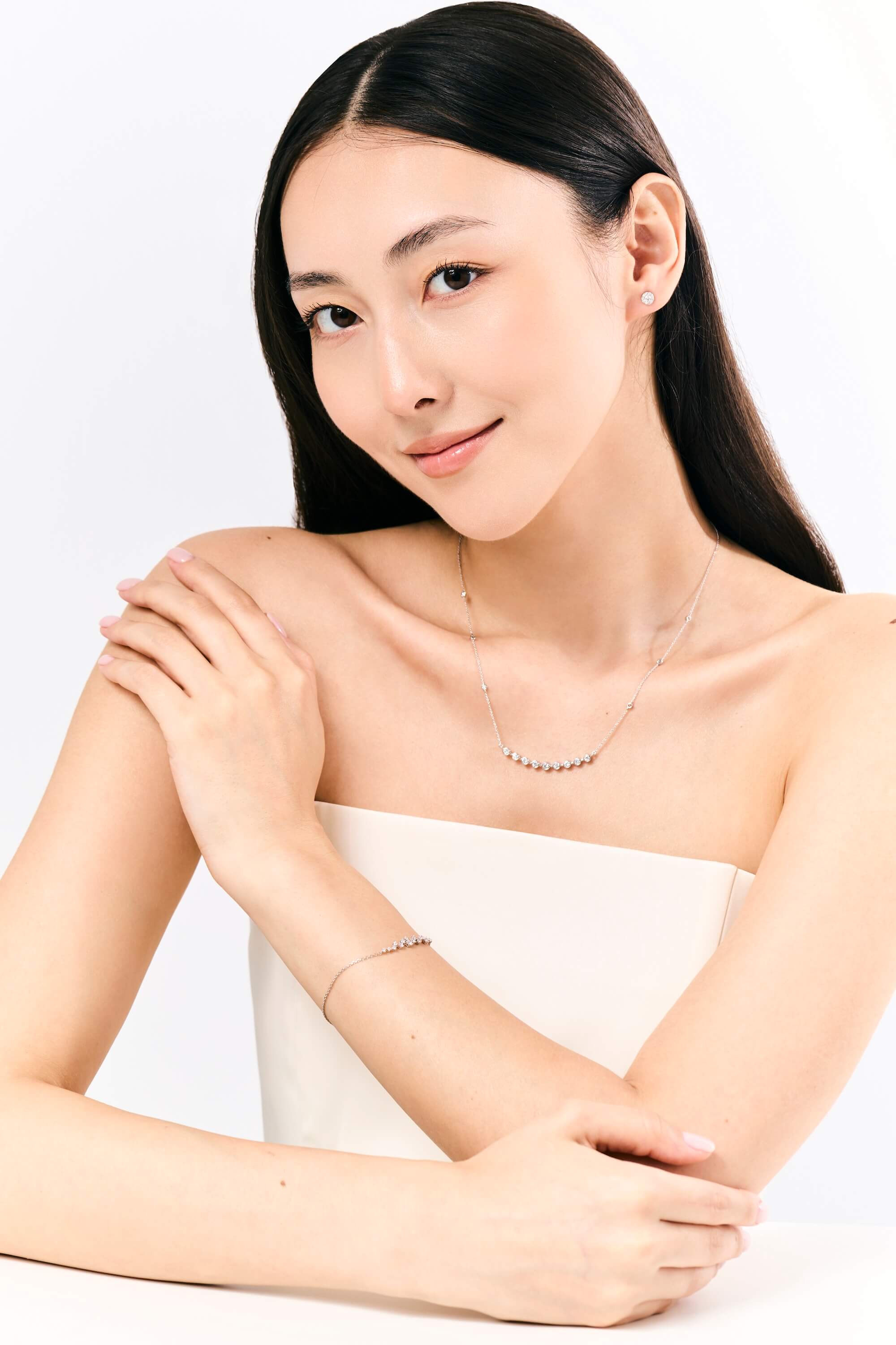 Diamond Necklace 0.88 crt