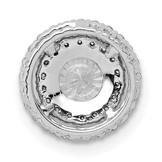 Diamond Double Halo Pendant Necklace
