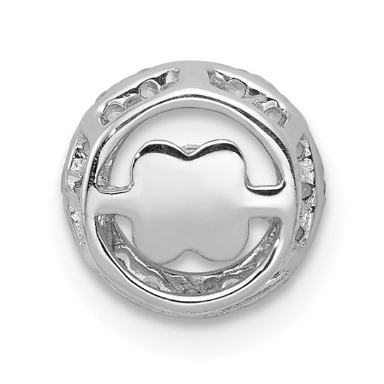 Diamond Halo Pendant Necklace - 0.43 crt